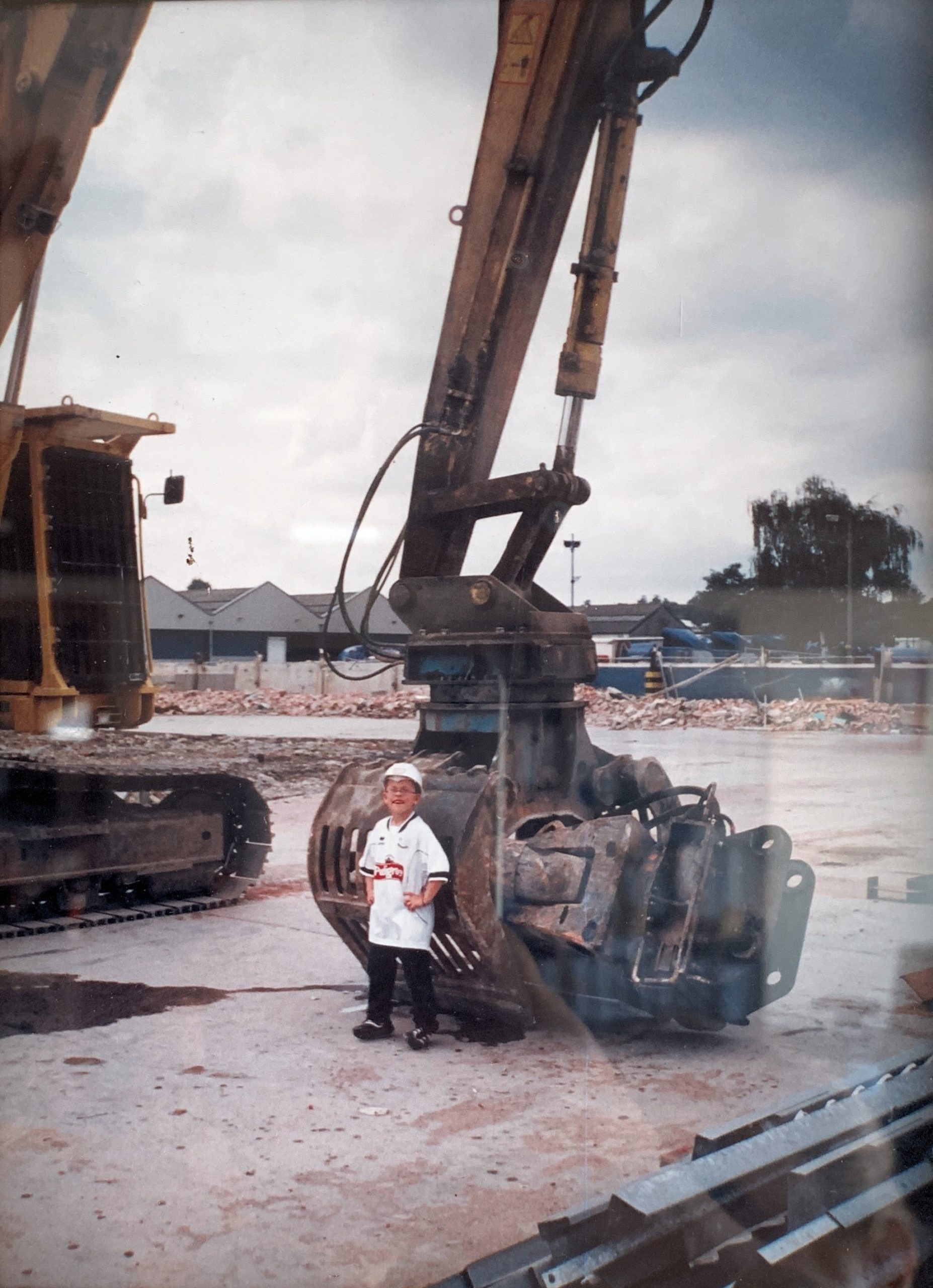 A Young Samuel Visiting an Iconic Nottingham Demolition Project