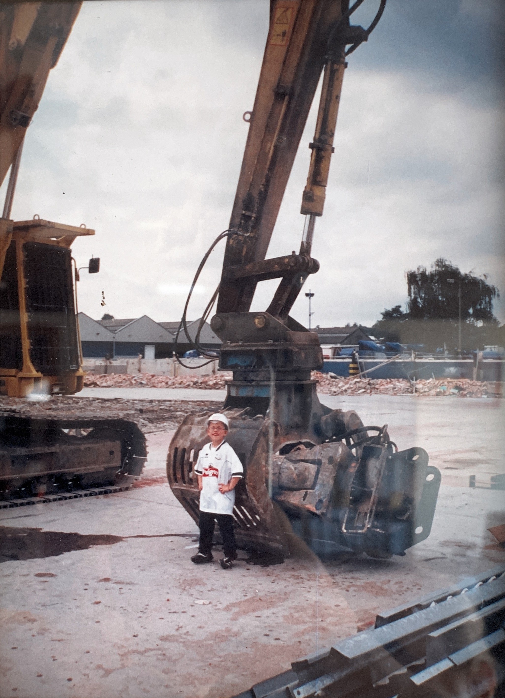 A Young Samuel Visiting an Iconic Nottingham Demolition Project